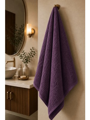 Elif Mira Büyük Banyo Havlusu 90X150 cm %100 Pamuk Ivy Collection 650 gr
