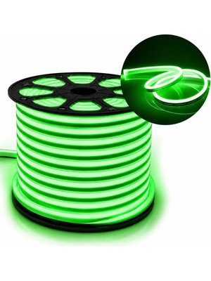 Powermaster PM-5287 12 Volt 100 Metre Yeşil Neon Şerit LED