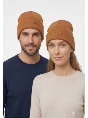Levi's Unisex Taba Nakış Logolu Bere