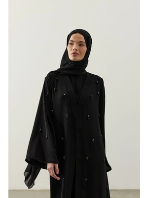 Ferraceci Siyah Lal Abaya