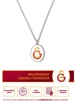 Galatasaray Gs Renkli Logo Kolye