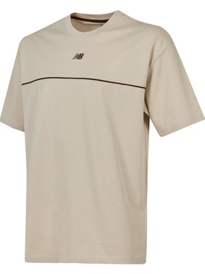 New Balance MNT3608 Bej Erkek Tişört