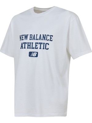 New Balance MNT3610 Beyaz Erkek Tişört