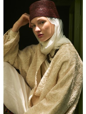 Fresh Scarfs Dubai Premium Şal Ekru