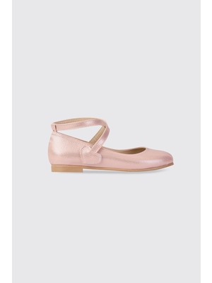 Panço Kız Çocuk Pembe Babet