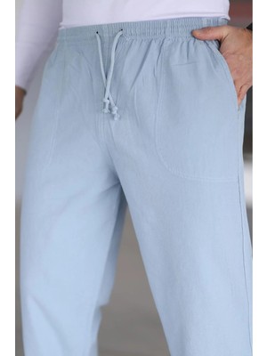Myrab Denim Erkek Keten Ham Bez Pantolon Yaz Ayının Vazgeçilmezi Rahat Kalıp
