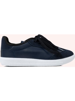 Panço Erkek Çocuk Bağcıklı Lacivert Sneaker