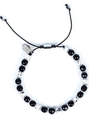 Beşiktaş 6mm Doğaltaş Bileklik