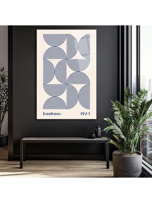 GLAZELLA Bauhaus Minimalist Geometrik Sanat Cam Tablo