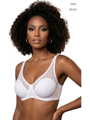 Marsilyan- Tül Kaplı Soft C-Cup Sütyen Kadın 9200