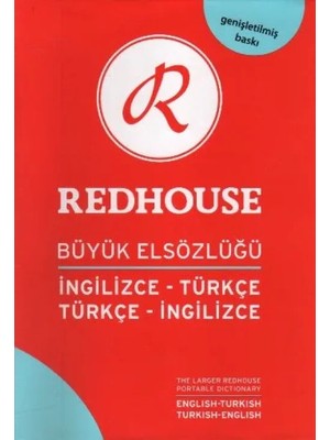 Redhouse Büyük El Sözlüğü Ingilizce Türkçe Türkçe Ingilizce (RS-007)