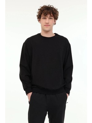 Lumberjack 6W MB SN75 C Neck Sw 6pr Siyah Erkek Sweatshirt 102696693