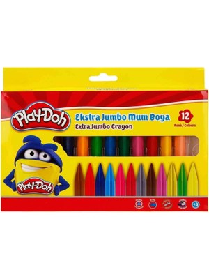 Play Doh 12Lİ Extra Jumbo Üçgen Mum Boya