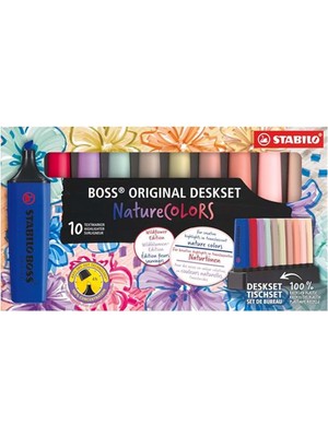 Stabilo Boss Nature Colors Wildflowers Edition 10LU Fosforlu Kalem Seti