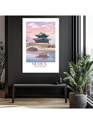 GLAZELLA Seul Bahar Esintisi: Gyeongbokgung Sarayı Cam Tablo