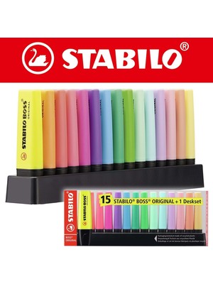 Stabilo Boss Original 15Lİ Set