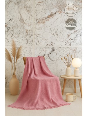 Tabu Home Müslin Pike Pembe – 4 Katlı