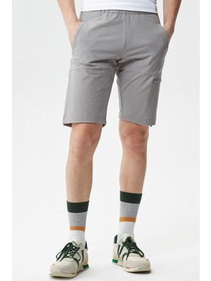 Lacoste Men's Slim Fit Grey Bermuda Short Erkek Bermuda Şort Gri