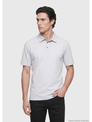 Ramsey Açık Gri Düz T-Shirt