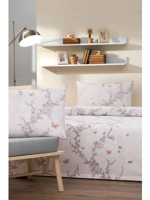 Özdilek Rf -Bloomlight Yeşil- Lastikli Çarşaflı Tek Kişilik Pike Takımı