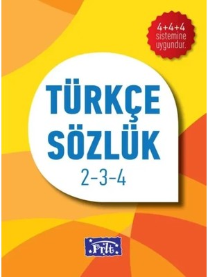 Ilköğretim Türkçe Sözlük Karton Kapak 2-3-4
