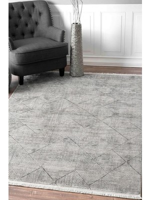 Vitali Home Hernes Krem Gri Salon Oturma Odası Çocuk Odası Yatak Odası Halısı HM-6021