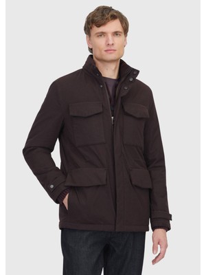 Ramsey Bordo Regular Fit Micro Jel Elyaflı Spor Ceket