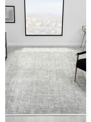 Vitali Home Hernes Krem Gri Salon Oturma Odası Çocuk Odası Yatak Odası Halısı HM-6017