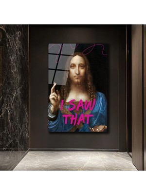 GLAZELLA I Saw That Salvator Mundi Pop Art Cam Tablo