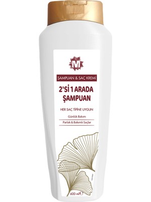 Migros 2'si 1 Arada Şampuan 600 ml (8'li Paket)