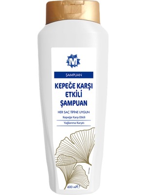 Migros Kepeğe Karşı Etkili Şampuan 600 ml (8'li Paket)