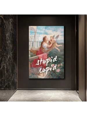 GLAZELLA "stupid Cupid" Temalı Aşk Dolu Cam Tablo