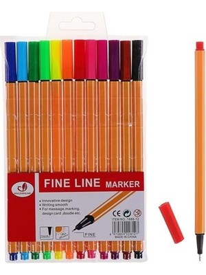 Fine Line 12 Li Fineliner Seti