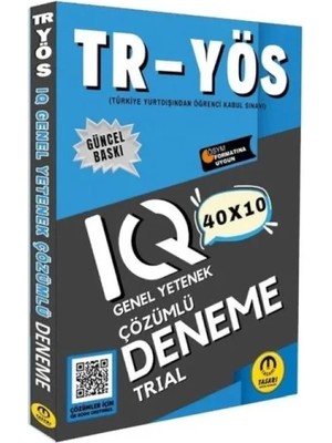 Tasarı Tr Yös Iq 40X10 Çözümlü Deneme