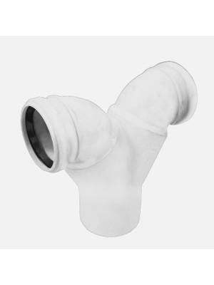 Hakan Plastik Çift Taraflı Wc Çatallı Pvc-U 110X90X90 (6'li Paket)