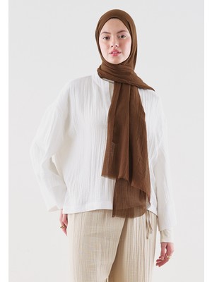 Fresh Scarfs Dubai Premium Şal Sıcak Kahve