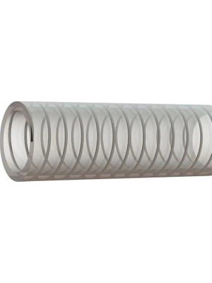 Sertsan 25 mm Şeffaf Çelik Telli Emiş Hortumu 5 Metre