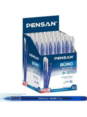 Pensan Mavi Tükenmez Kalem 1 Mm. 50 Lik Kutu 2021-2022