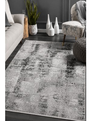 Vitali Home Touch Gri Salon Oturma Odası Çocuk Odası Yatak Odası Halısı TO367