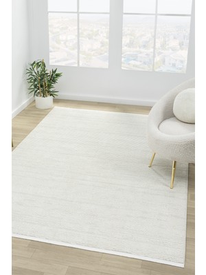 Vitali Home Touch Beyaz Salon Oturma Odası Çocuk Odası Yatak Odası Halısı TO359