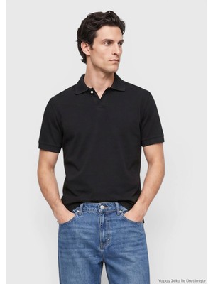 Ramsey Siyah Düz T-Shirt