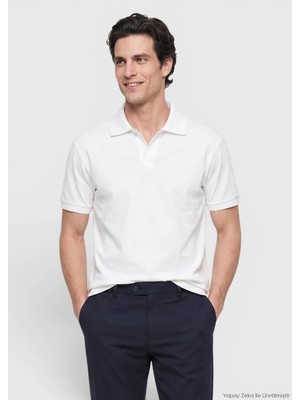 Ramsey Beyaz Düz T-Shirt