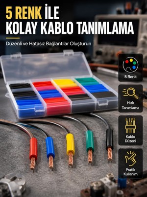 Akıllı Bayi 560 Parça Isı Makaron Seti Elektrik, Otomotiv ve Elektronik Için Profesyonel Izolasyon Kiti