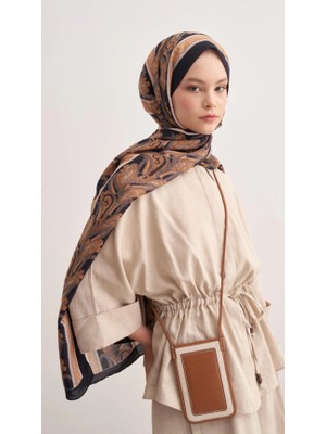 Gold Carell Glow Vela Floş Şal
