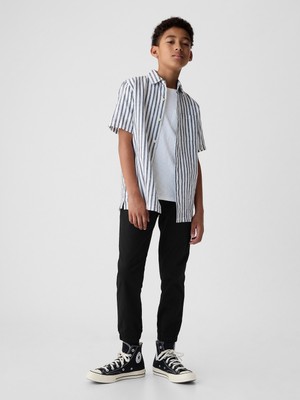 Gap Erkek Çocuk Siyah Everyday Washwell™ Jogger Pantolon