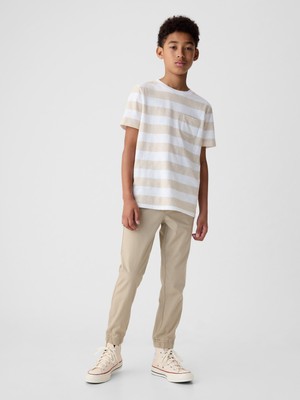 Gap Erkek Çocuk Bej Everyday Washwell™ Jogger Pantolon