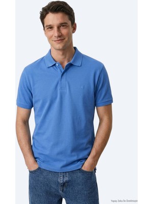 Kip Saks Düz %100 Pamuk T-Shirt