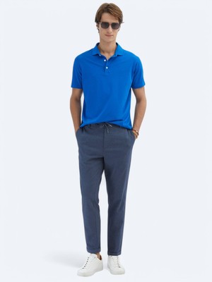 Kip Saks Düz Polo Yaka %100 Pamuk T-Shirt