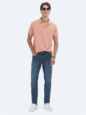 Kip Somon Düz Polo Yaka %100 Pamuk T-Shirt