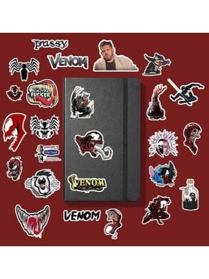 Hsc Bilişim Venom Sticker Paketi/bullet Journal Defter Çıkartma Ajanda Etiket